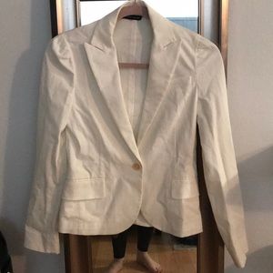 Theory white blazer
